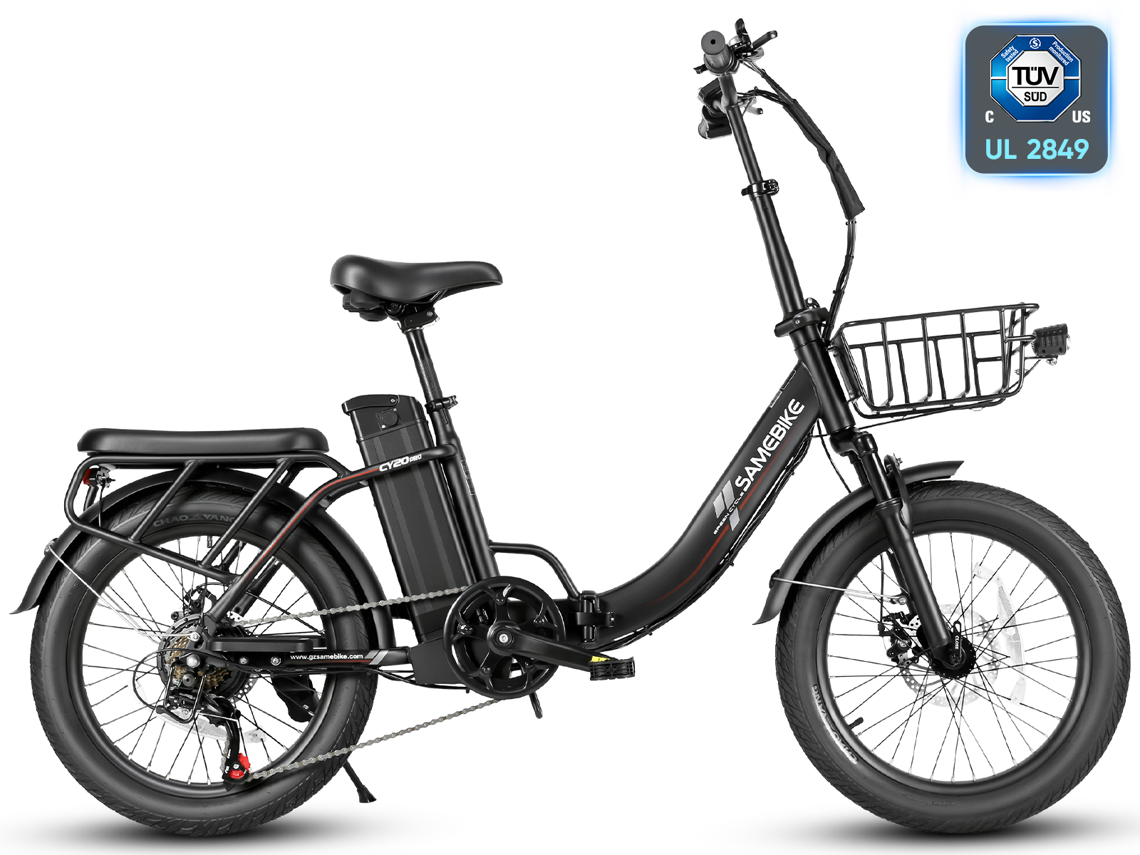 CY20 PRO Spoked Wheel Portable Commuter Powerful Peak 800W Electric Bike