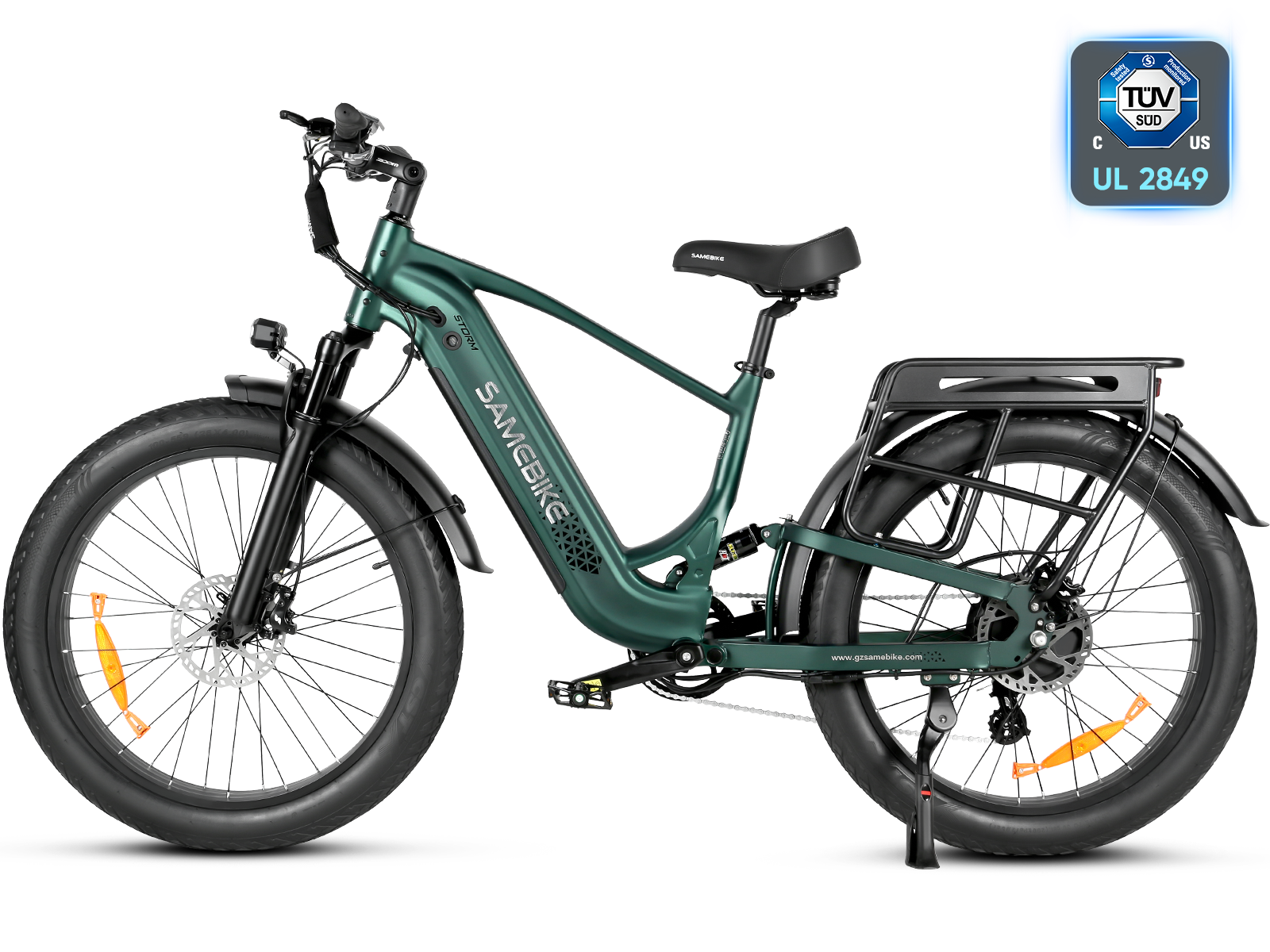 STORM Large Battery Fat Tire Powerful Peak 1800W Mountain Electric Bike
