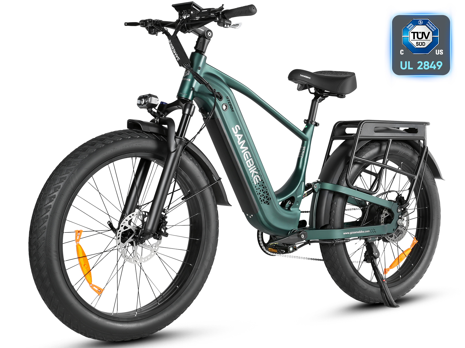 STORM Large Battery Fat Tire Powerful Peak 1800W Mountain Electric Bike