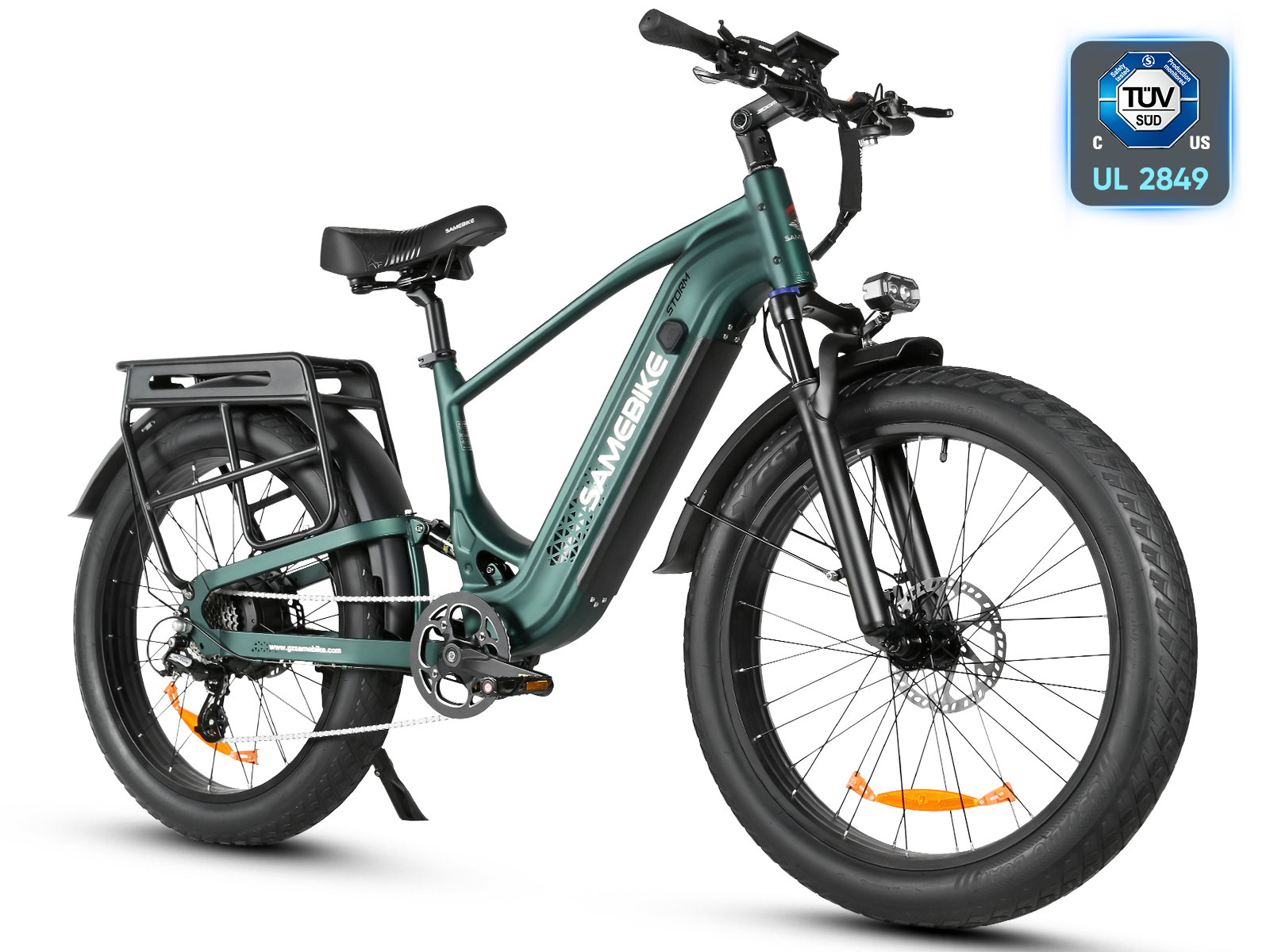 STORM Large Battery Fat Tire Powerful Peak 1800W Mountain Electric Bike