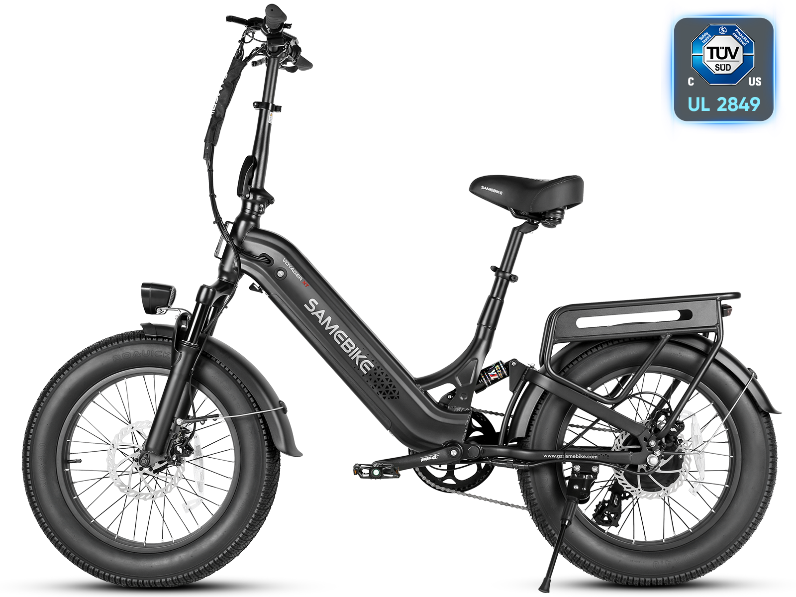 VOYAGER Large Battery Fat Tire Powerful Peak 1500W City Electric Bike