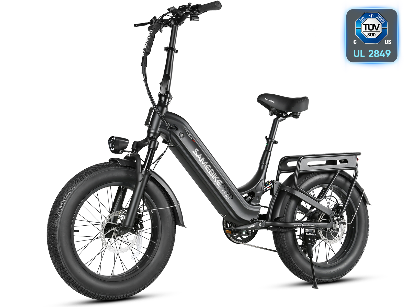 VOYAGER Large Battery Fat Tire Powerful Peak 1500W City Electric Bike