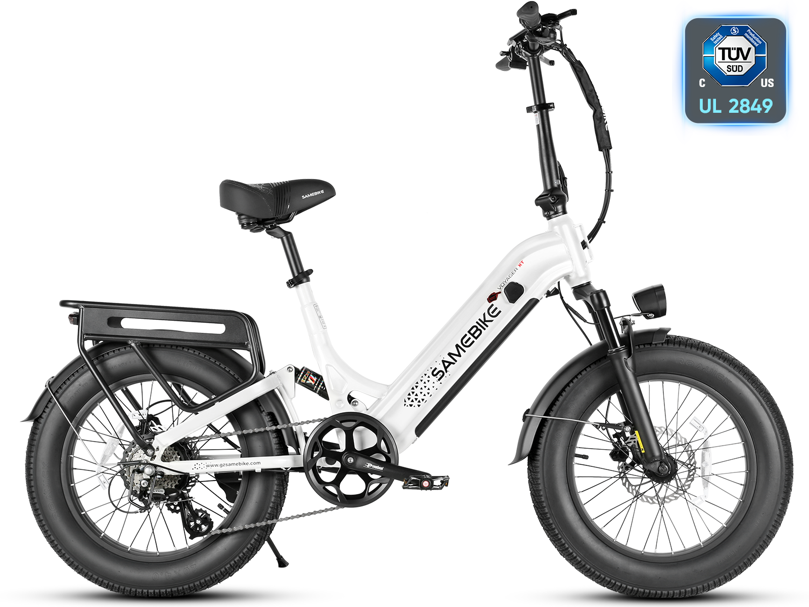 VOYAGER Large Battery Fat Tire Powerful Peak 1500W City Electric Bike