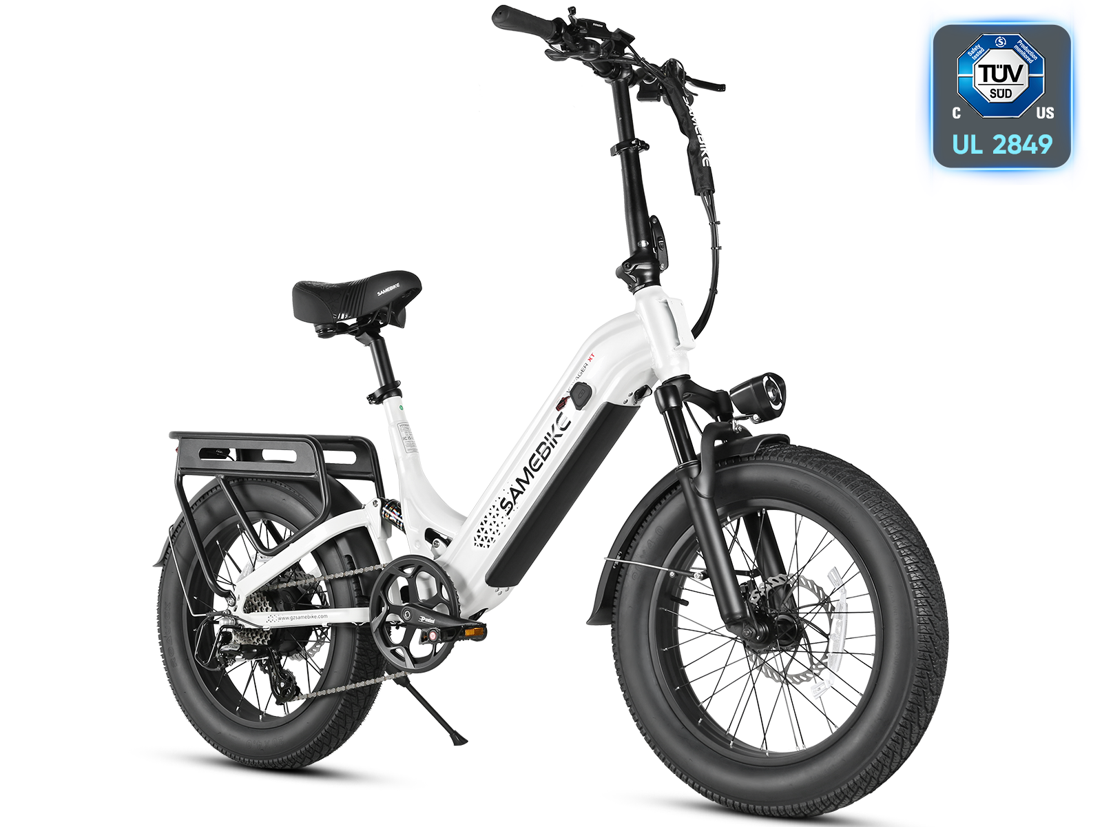 VOYAGER Large Battery Fat Tire Powerful Peak 1500W City Electric Bike