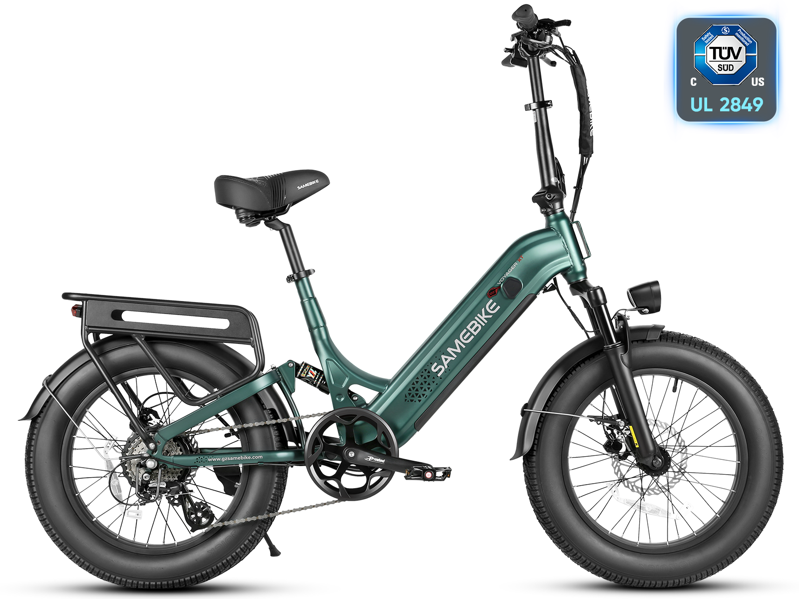VOYAGER Large Battery Fat Tire Powerful Peak 1500W City Electric Bike