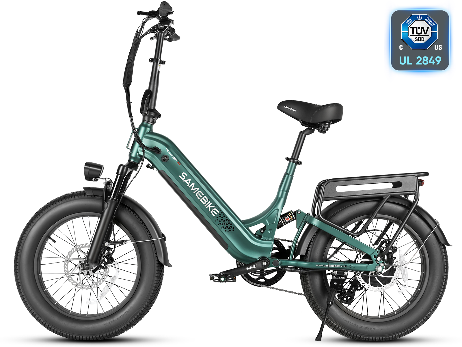 VOYAGER Large Battery Fat Tire Powerful Peak 1500W City Electric Bike