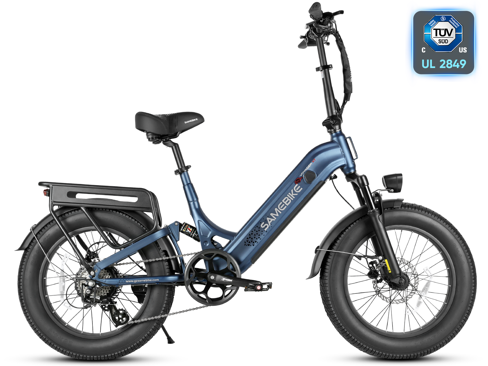 VOYAGER Large Battery Fat Tire Powerful Peak 1500W City Electric Bike