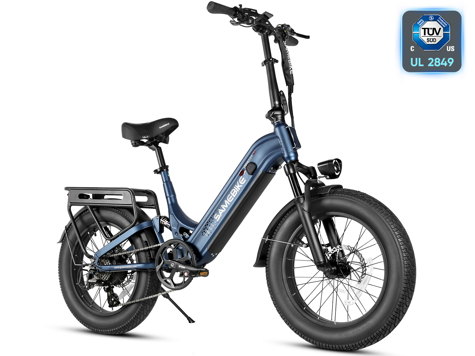VOYAGER Large Battery Fat Tire Powerful Peak 1500W City Electric Bike