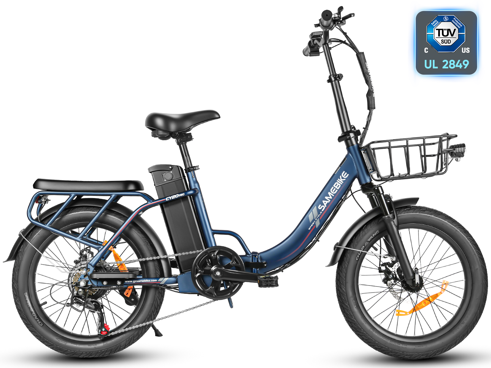 CY20 PRO Spoked Wheel Portable Commuter Powerful Peak 800W Electric Bike