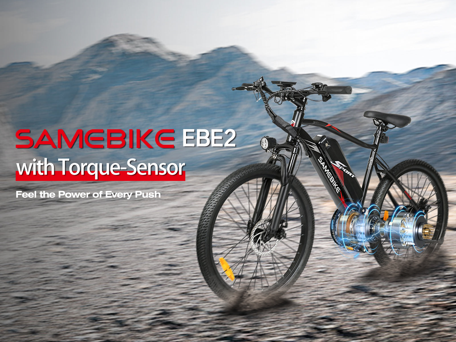 EBE2 Mountain Ebike With Torque-Sensor