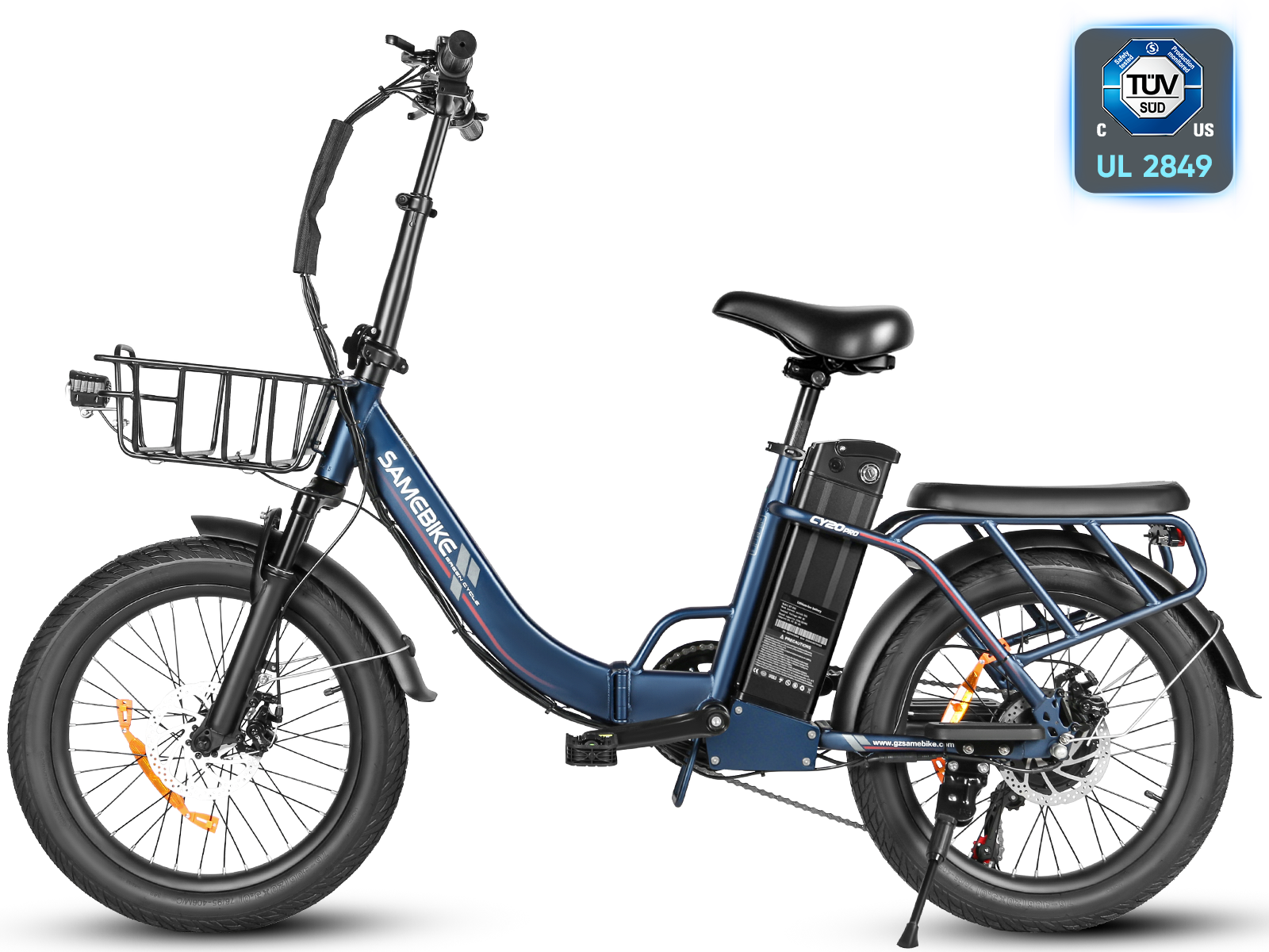 CY20 PRO Spoked Wheel Portable Commuter Powerful Peak 800W Electric Bike