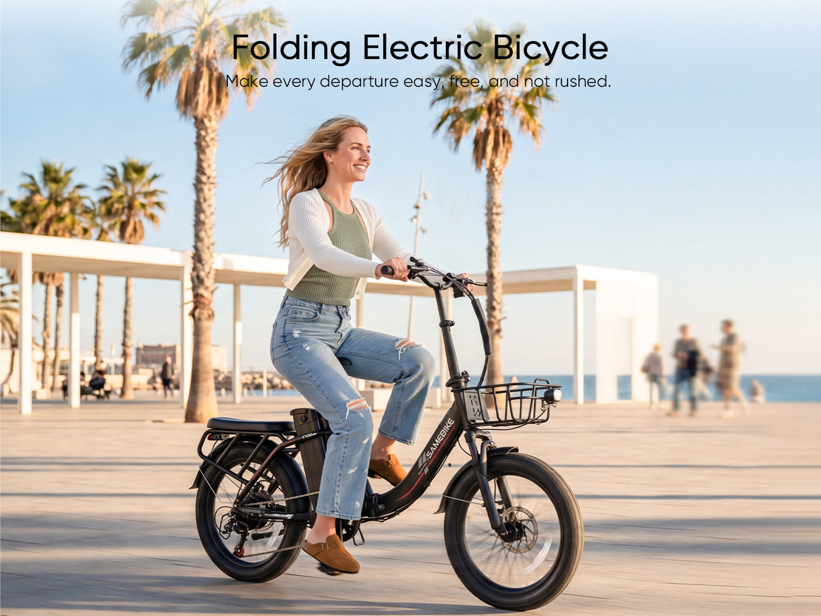 CY20 PRO Spoked Wheel Portable Commuter Powerful Peak 800W Electric Bike