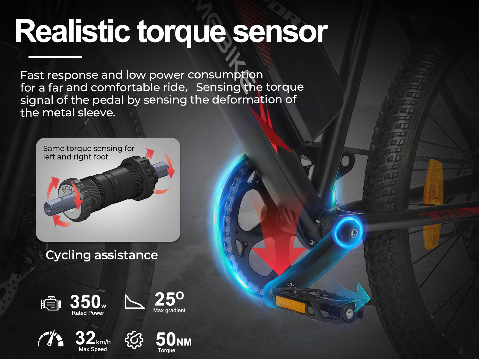 EBE2 Mountain Ebike With Torque-Sensor