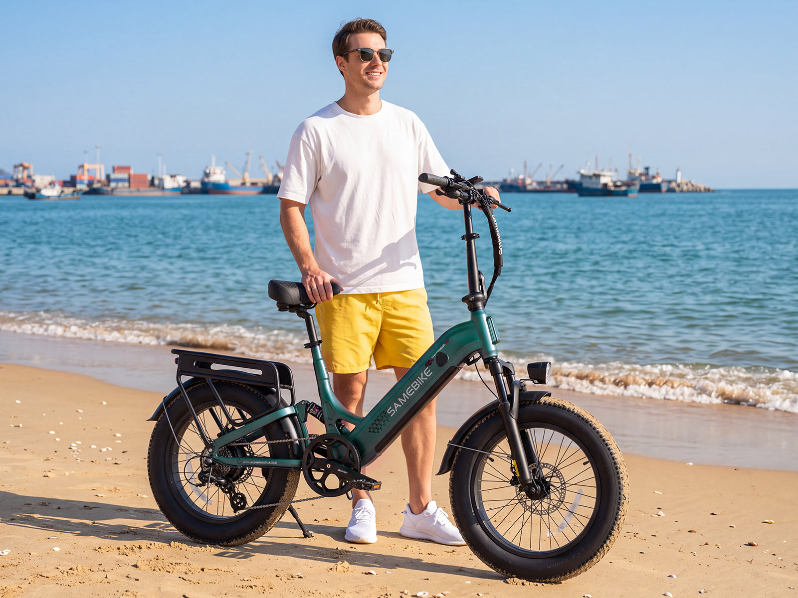 VOYAGER Large Battery Fat Tire Powerful Peak 1500W City Electric Bike