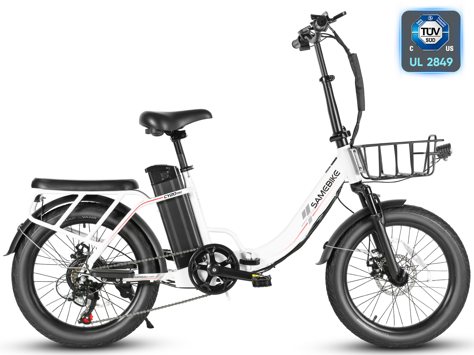 CY20 PRO Spoked Wheel Portable Commuter Powerful Peak 800W Electric Bike