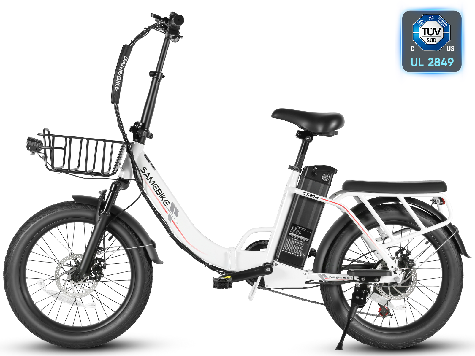 CY20 PRO Spoked Wheel Portable Commuter Powerful Peak 800W Electric Bike