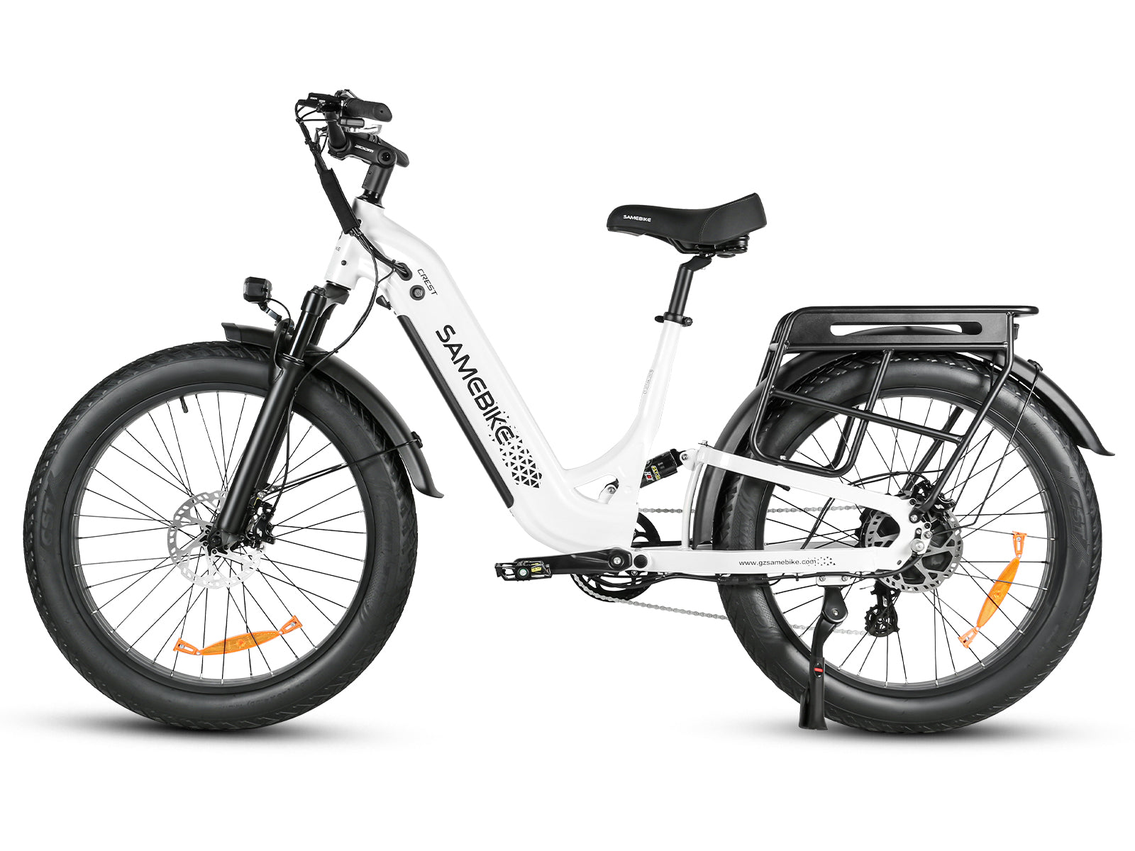 CREST Large Battery Fat Tire Powerful Peak 1800W Mountain Electric Bike