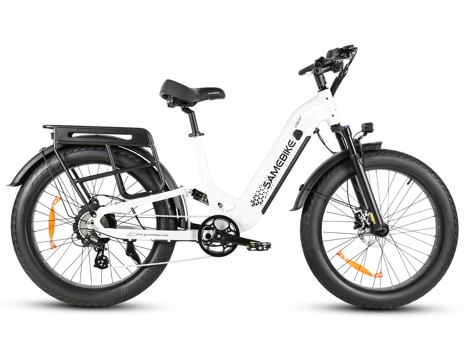CREST Large Battery Fat Tire Powerful Peak 1800W Mountain Electric Bike