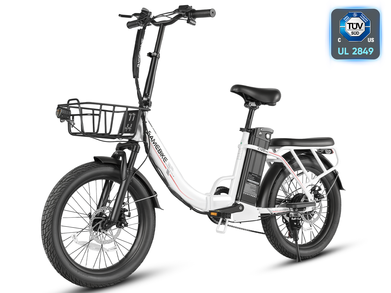 CY20 PRO Spoked Wheel Portable Commuter Powerful Peak 800W Electric Bike