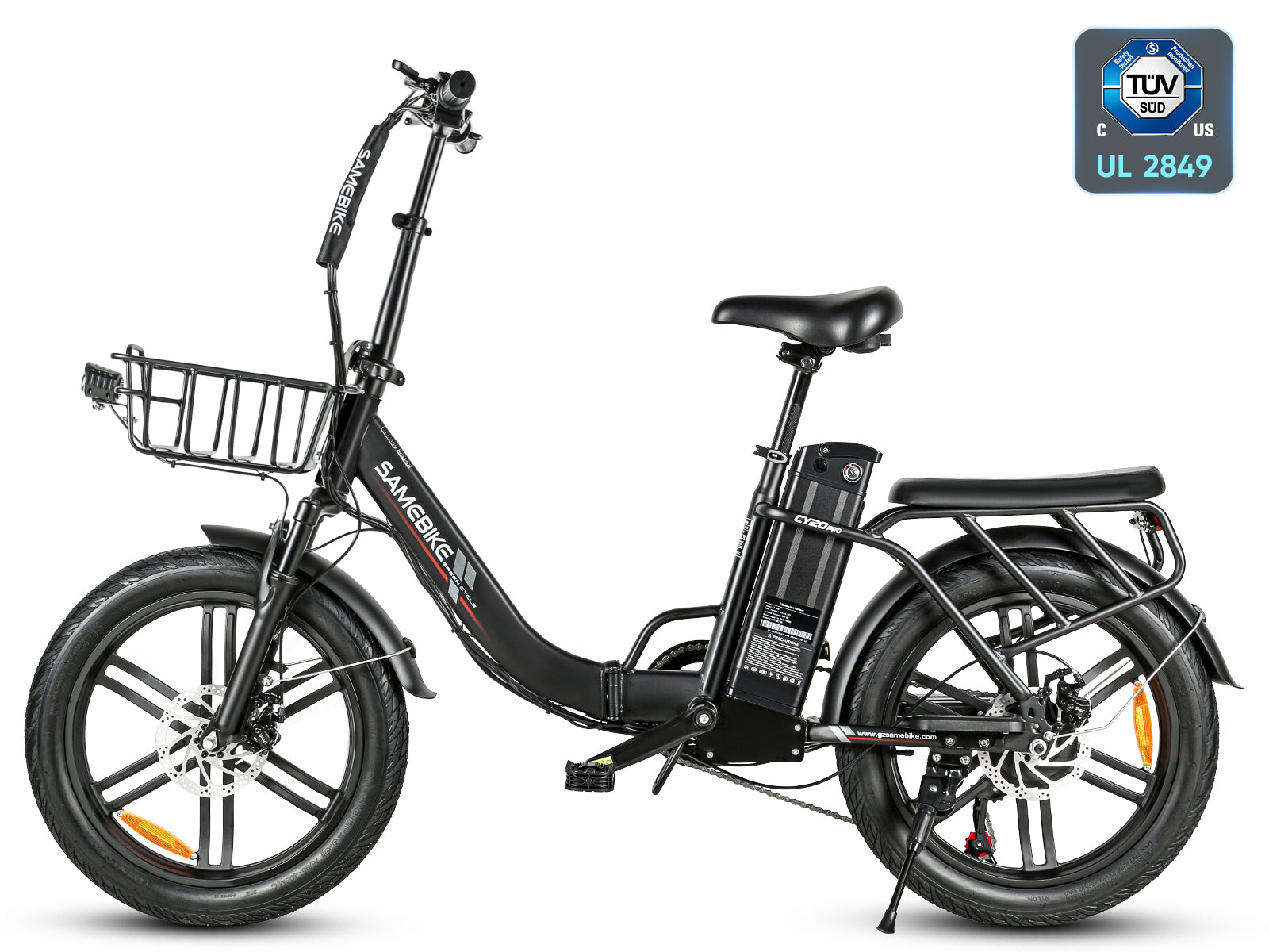 CY20 PRO Solid Wheel Portable Commuter Powerful Peak 800W Electric Bike