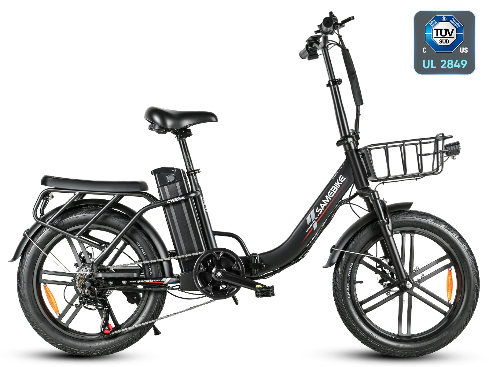 CY20 PRO Solid Wheel Portable Commuter Powerful Peak 800W Electric Bike
