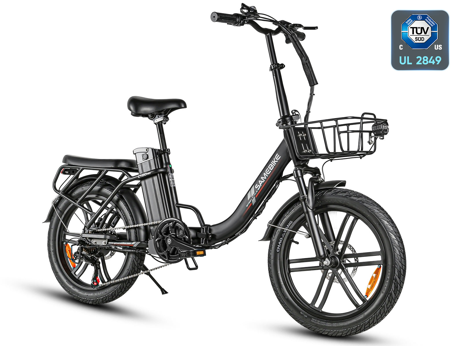CY20 PRO Solid Wheel Portable Commuter Powerful Peak 800W Electric Bike