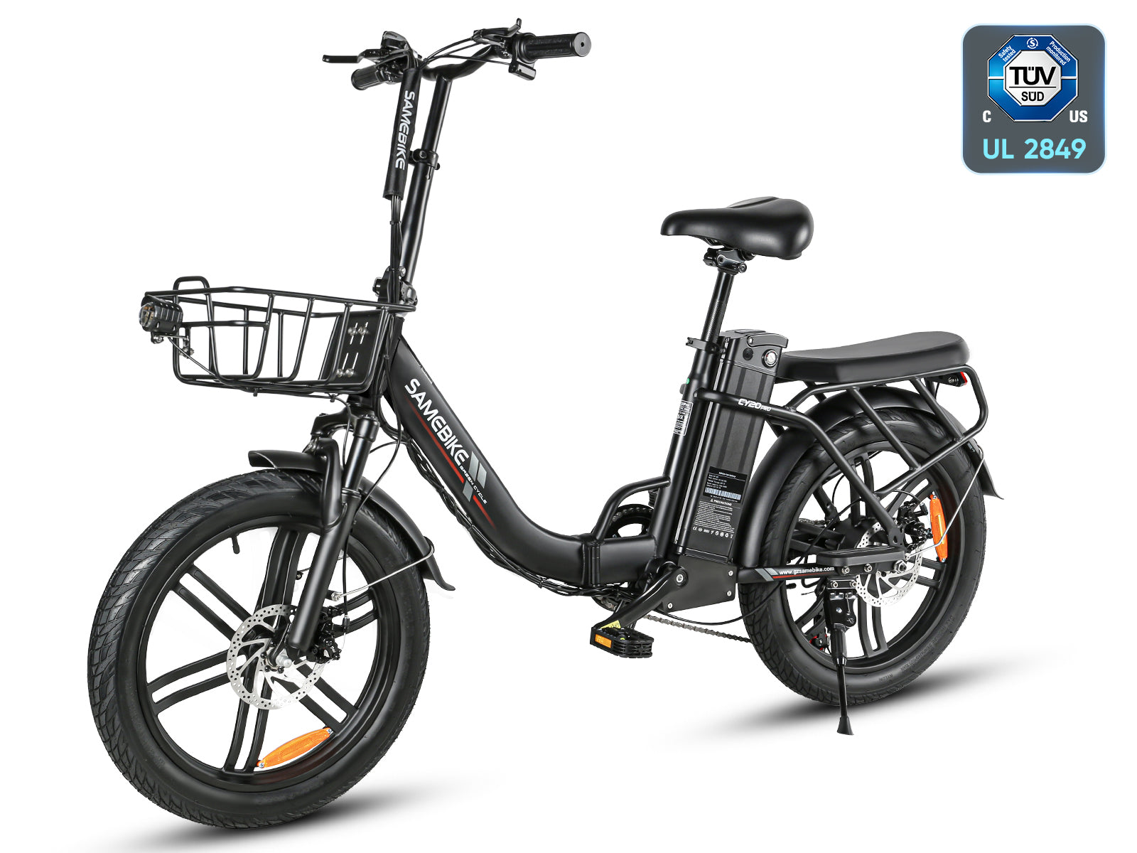 CY20 PRO Solid Wheel Portable Commuter Powerful Peak 800W Electric Bike