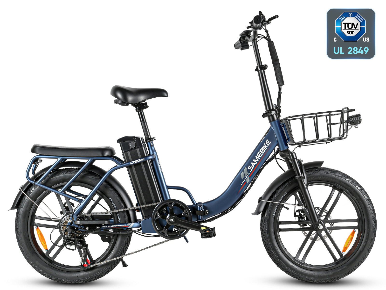 CY20 PRO Solid Wheel Portable Commuter Powerful Peak 800W Electric Bike