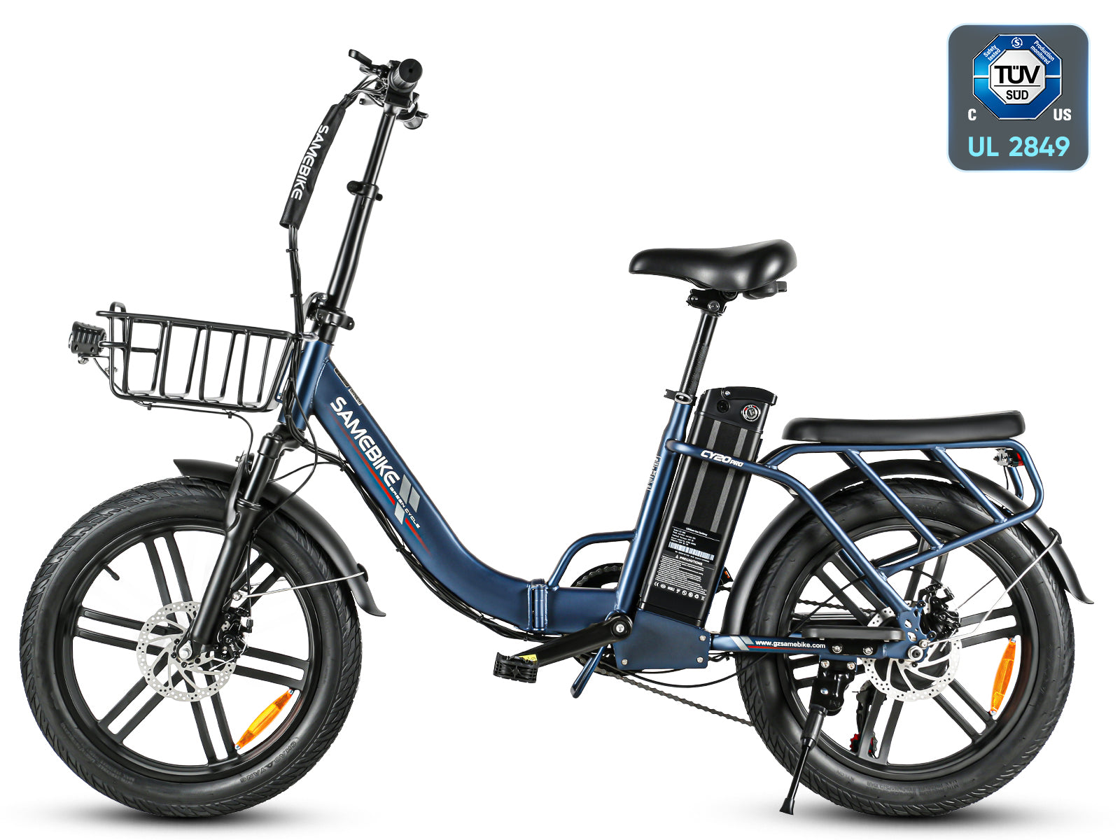 CY20 PRO Solid Wheel Portable Commuter Powerful Peak 800W Electric Bike