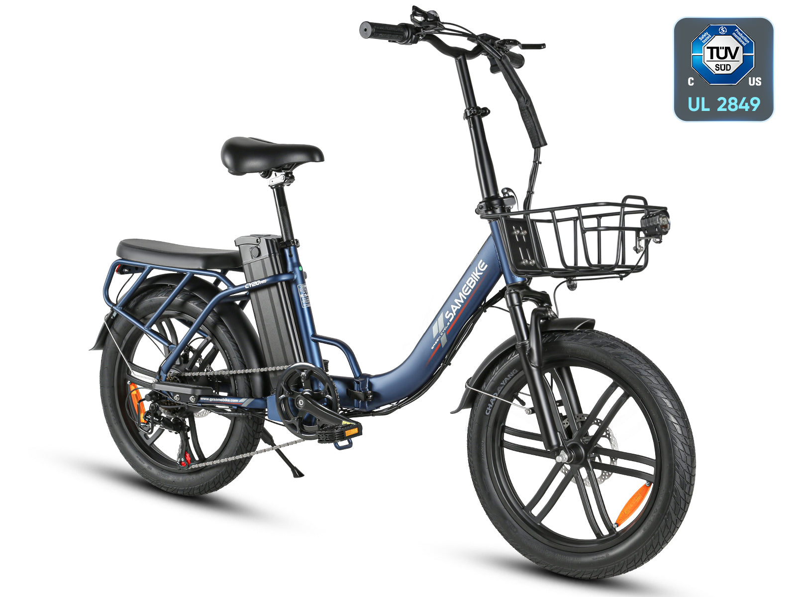 CY20 PRO Solid Wheel Portable Commuter Powerful Peak 800W Electric Bike