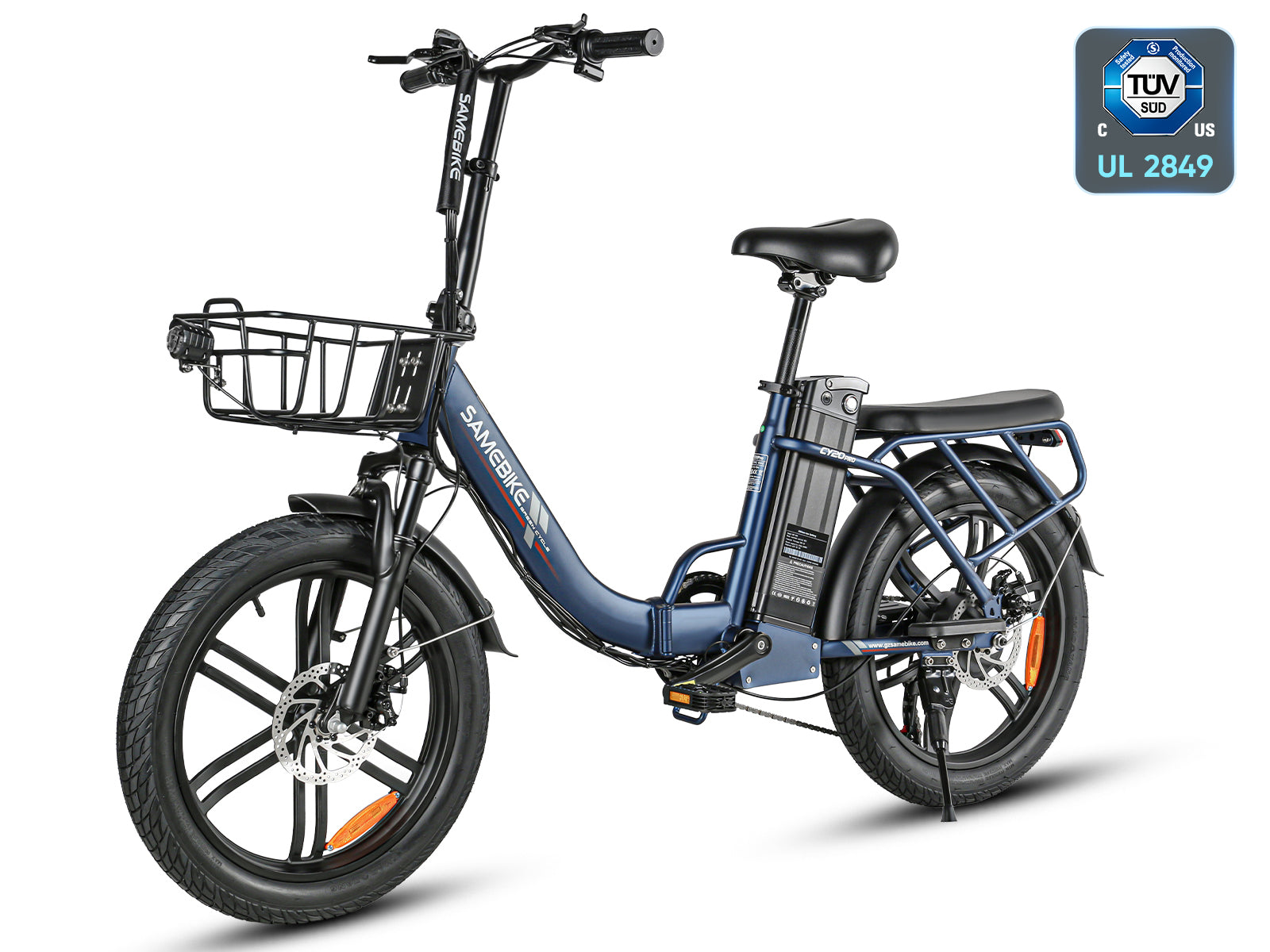 CY20 PRO Solid Wheel Portable Commuter Powerful Peak 800W Electric Bike