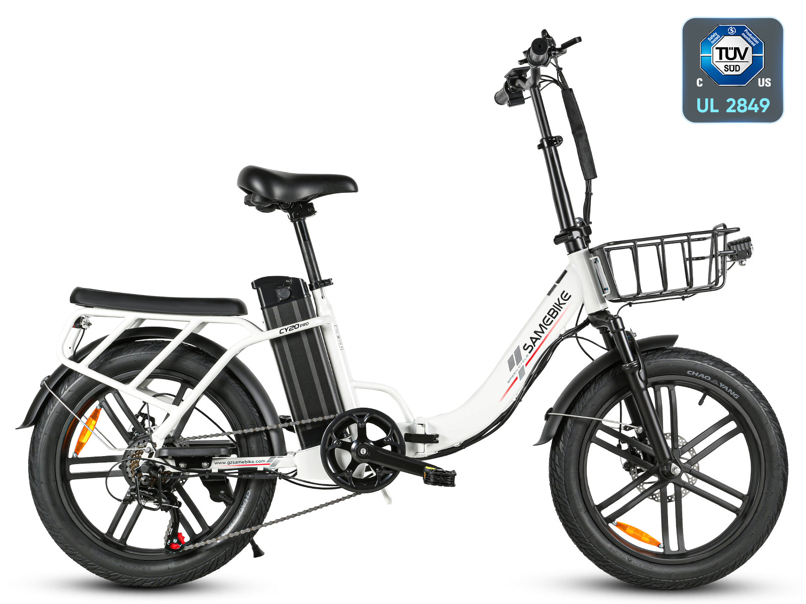 CY20 PRO Solid Wheel Portable Commuter Powerful Peak 800W Electric Bike