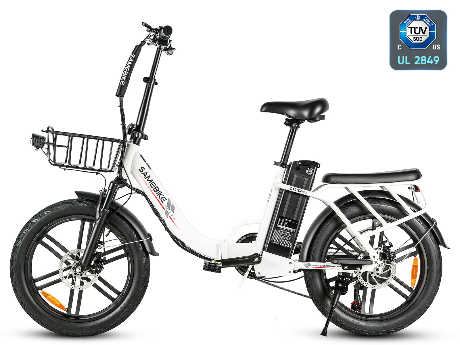 CY20 PRO Solid Wheel Portable Commuter Powerful Peak 800W Electric Bike