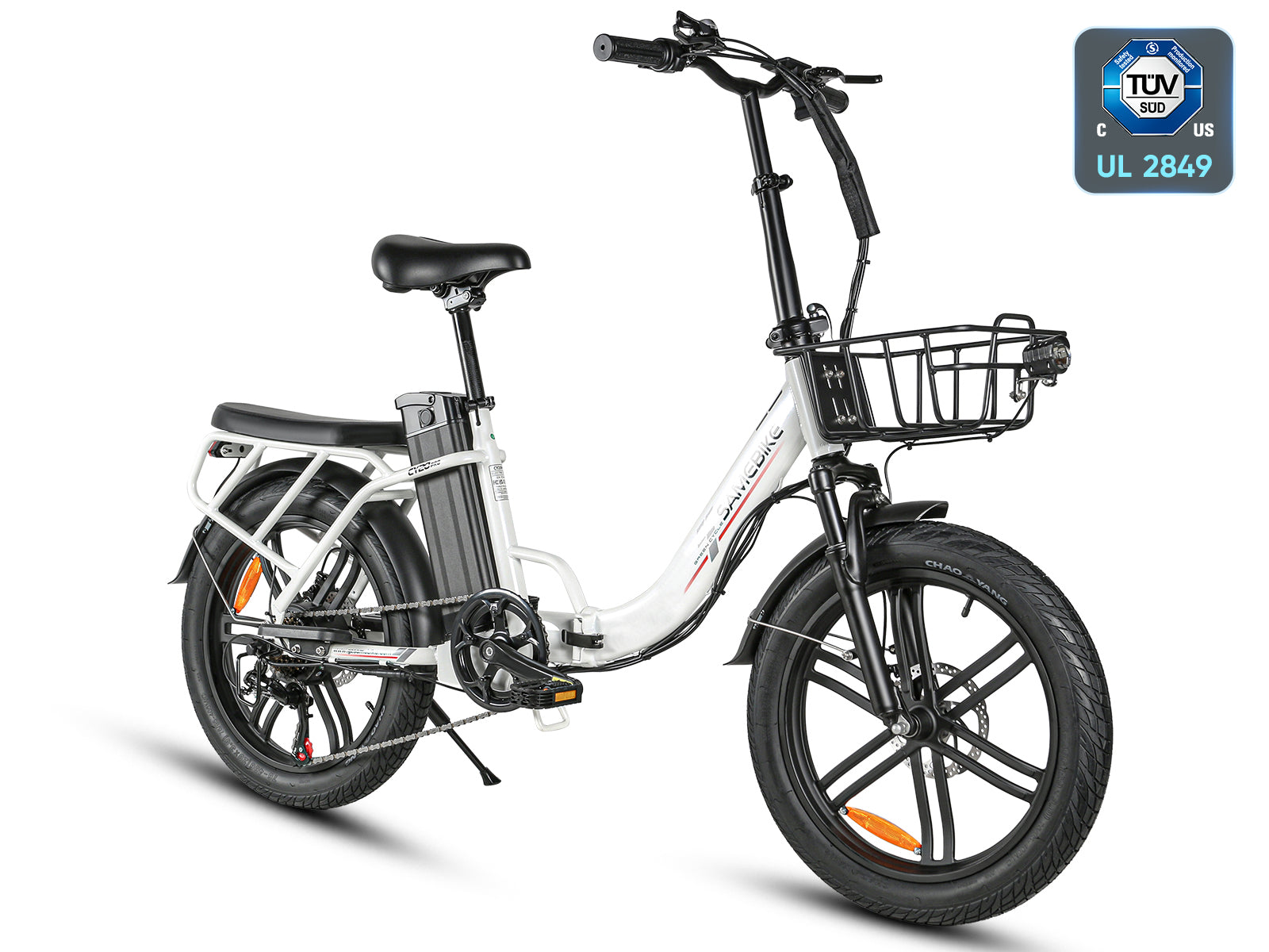 CY20 PRO Solid Wheel Portable Commuter Powerful Peak 800W Electric Bike