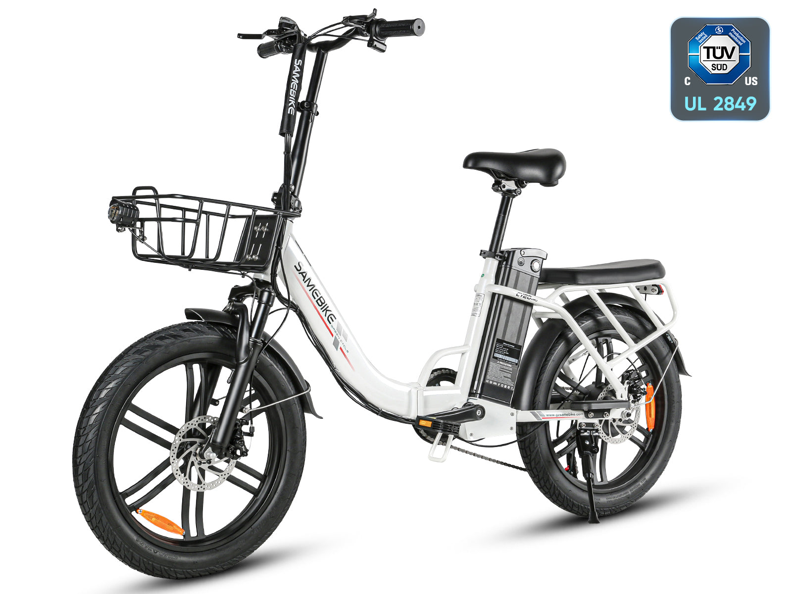 CY20 PRO Solid Wheel Portable Commuter Powerful Peak 800W Electric Bike